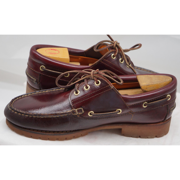 Eastland Seville Boat Shoe Oxblood Leather US Men's 11M - Picture 9 of 13